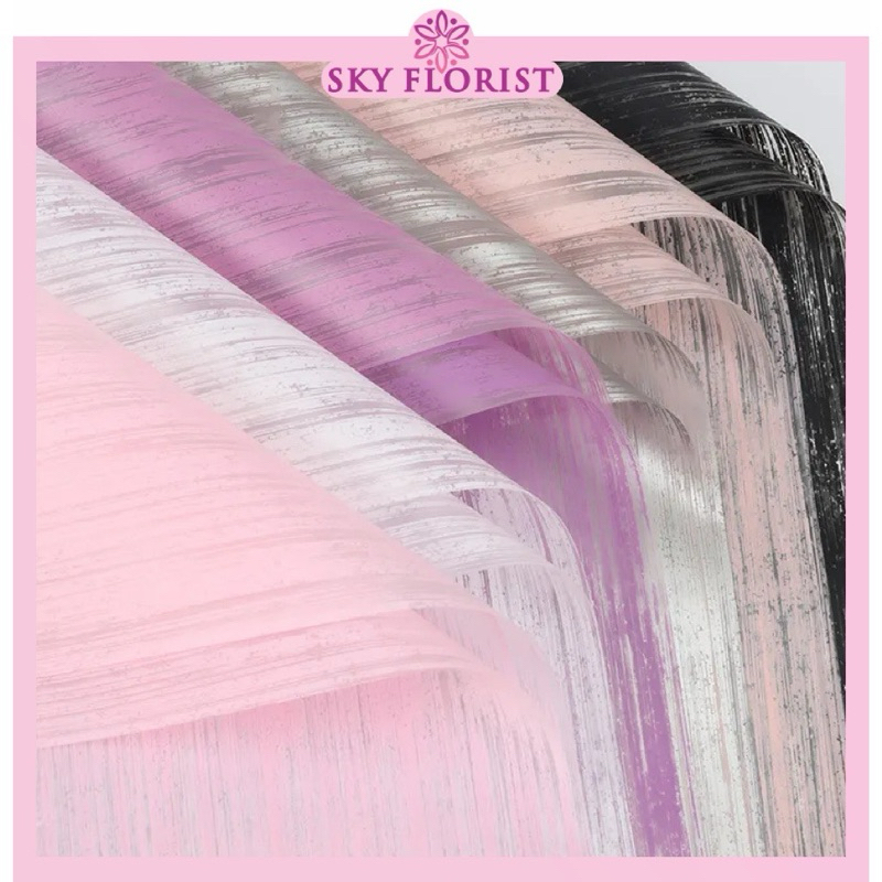 

Kertas Buket / Cellophane Motif Garis / Stripe