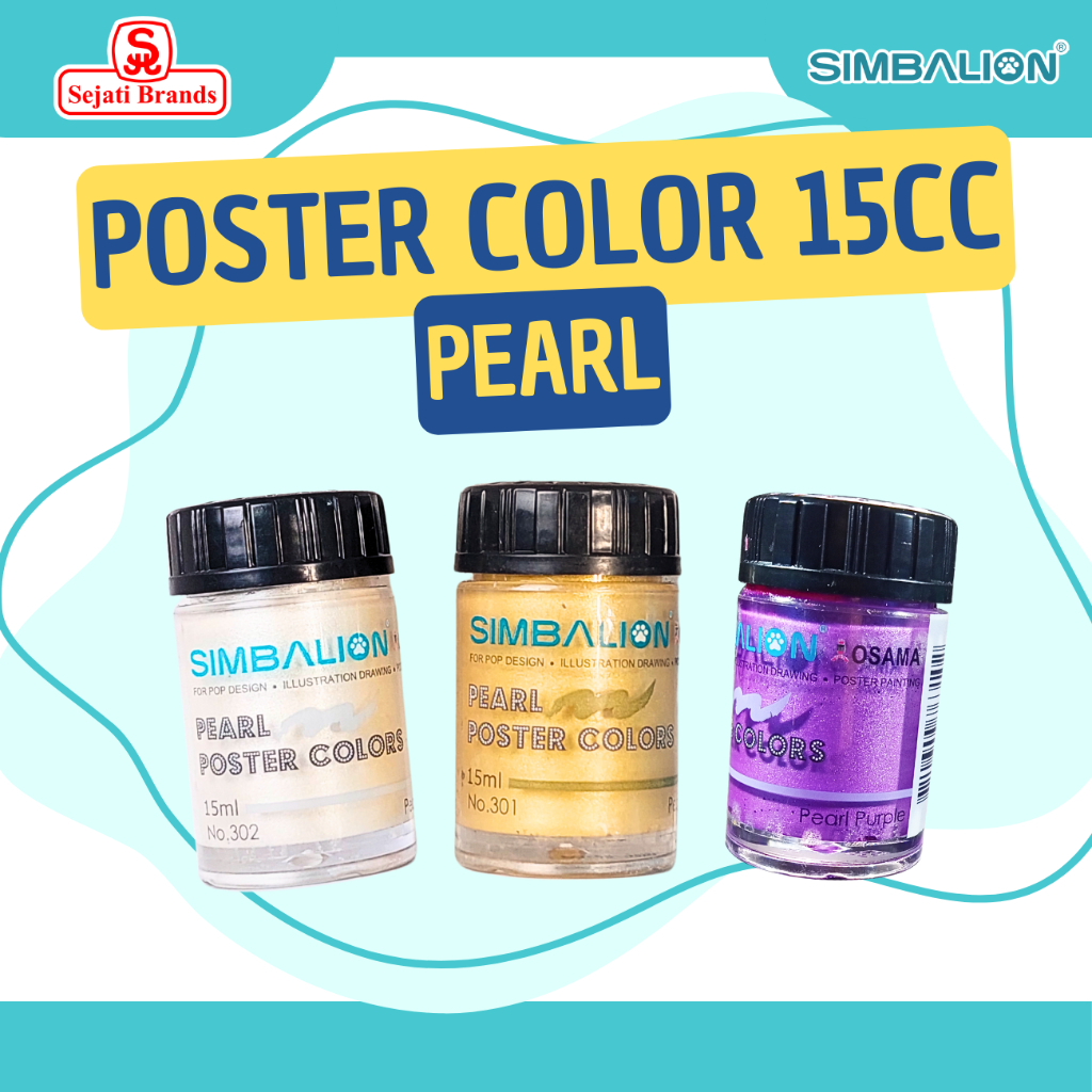 

Simbalion Poster Color 15cc - Pearl Varian Color - 1pcs
