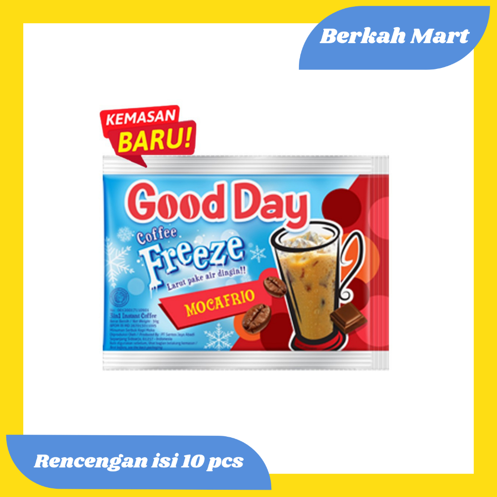 

GOOD DAY FREEZE MOCAFRIO - RENCENGAN ISI 10 PCS x 30 GRAM