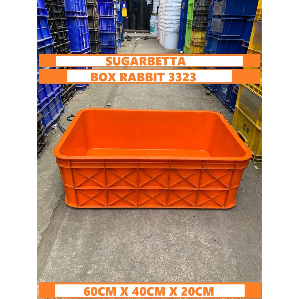 Box Sparepart Box Plastik Keranjang Rapat Box Rabbit 3323 Box Hewan