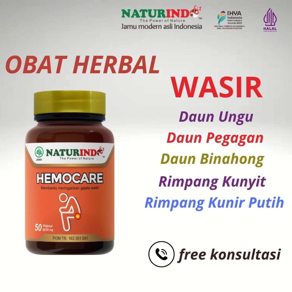 Obat Wasir Ambeien Herbal Ambeien Stadium 1 - 4 Dalam & Luar