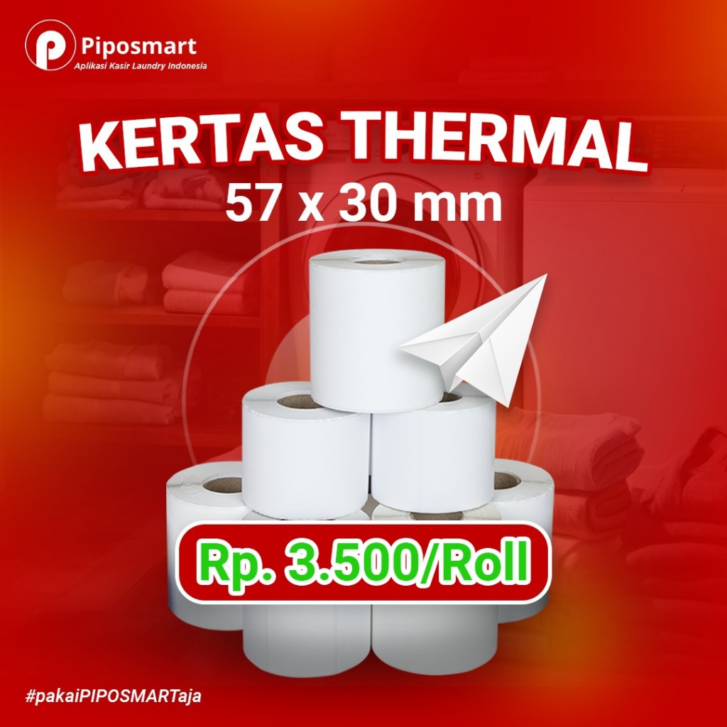 

Kertas Thermal 57x30mm