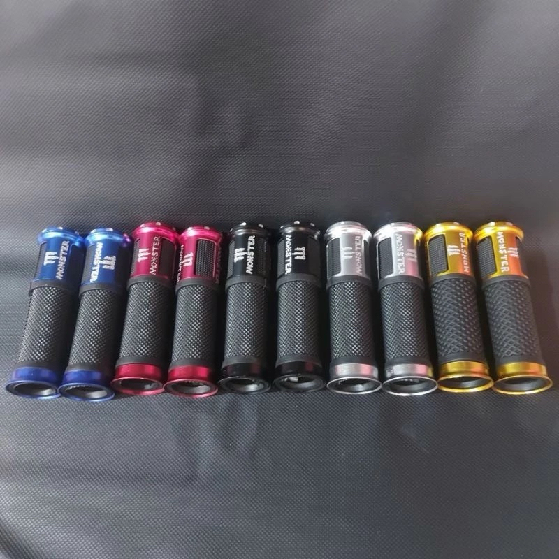 HANDGRIP HANFAT JALU MONSTER PENDEK UNIVERSAL SEMUA MOTOR HAND GRIP VARIASI