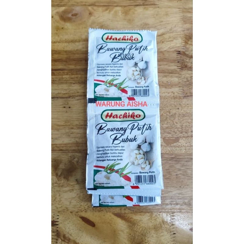 

Bumbu Masak Hachiko Bawang Putih Bubuk 5 gr