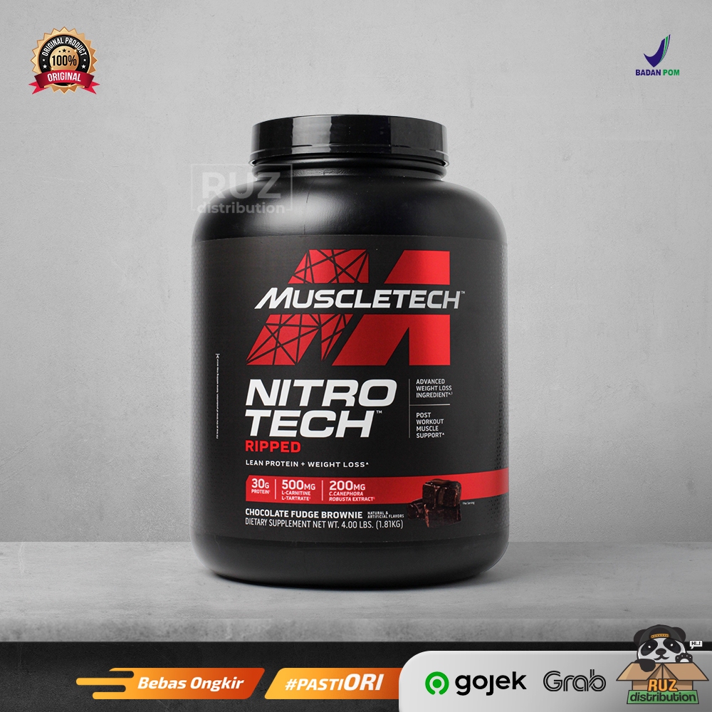 Muscletech Nitro Tech Ripped 4lbs - Nitrotech Ripped 4lb