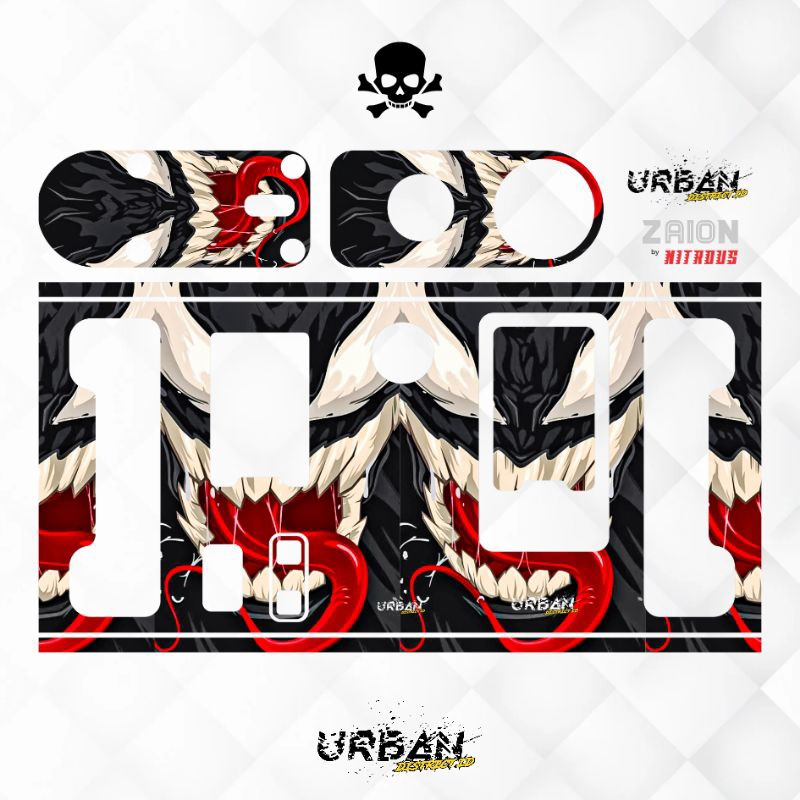 

Hiasan Stiker / Sticker Zaion Tematik Series Full Cutting Design.