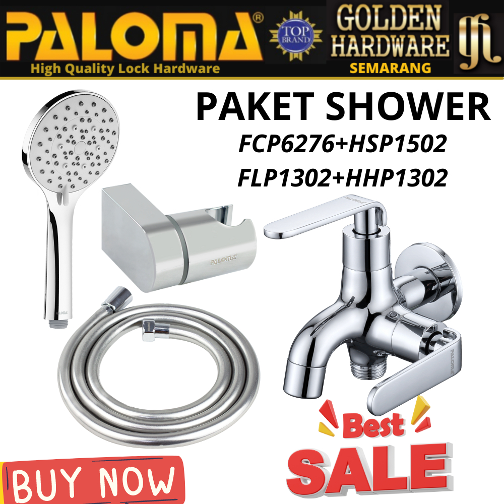 PAKET FCP 6276 HSP 1502 KERAN SHOWER KRAN MANDI DINGIN PALOMA SET