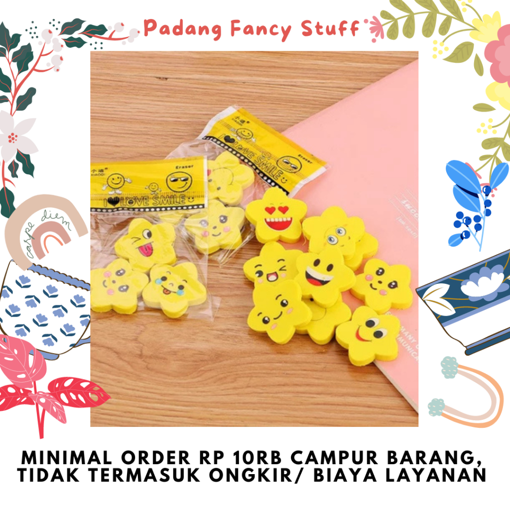

PFS - 021 Penghapus Anak Model Bintang Emoji / Eraser Emoji Star Cute