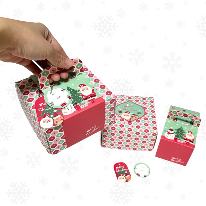 

5 Set Box Tenteng Natal Brave 12x12x7 cm