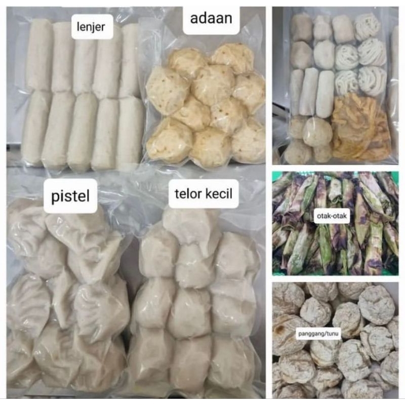 

PEMPEK LINA PALEMBANG PAKET 30PCS PEMPEK ASLI IKAN TENGGIRI PILIHAN