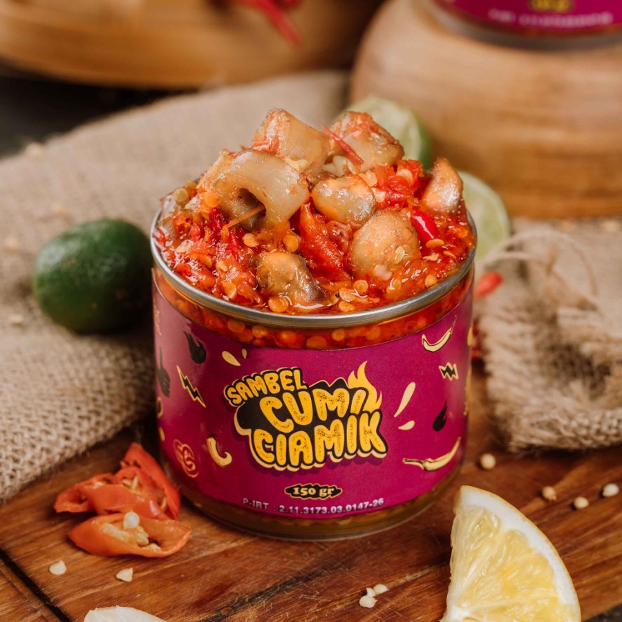 

EAT SAMBEL Sambal Pedas Cumi Ciamik ORIGINAL 1 PCS