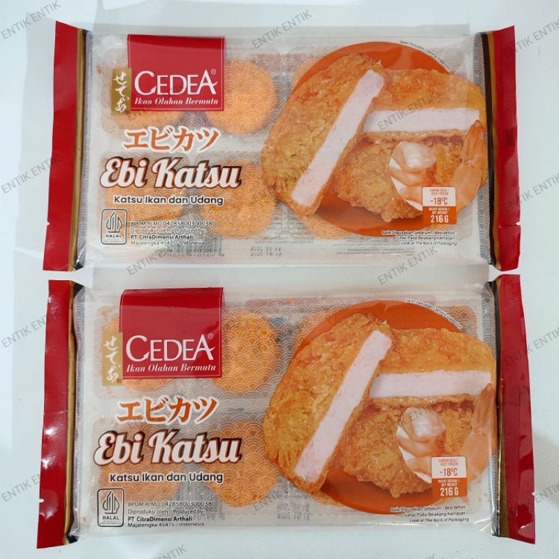 

Cedea Ebi Katsu | Katsu Udang 216gr [Isi 8pcs]