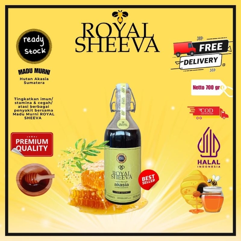 

Madu Murni Royal Sheeva 700gr Madu Premium Madu Hutan Akasia Sumatera Halal MUI Lulus Uji Laboratorium
