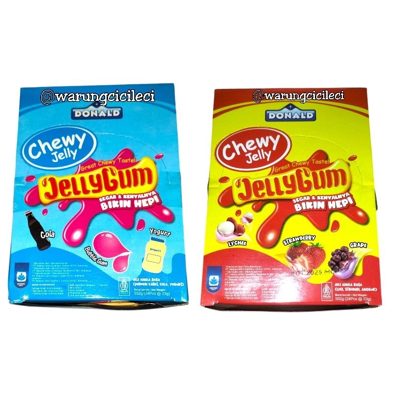 

DONALD - JELLY GUM - FRUITY CHEWY JELLY 23g x 24pcs