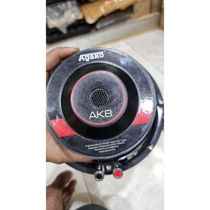 subwoofer AGAKO AK8 Ukuran 8 inch