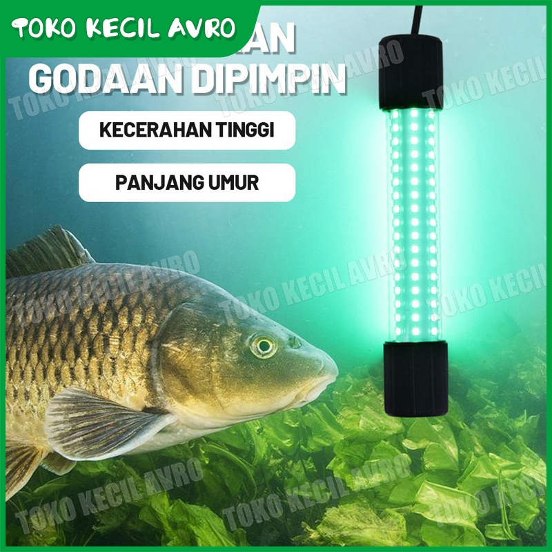 Lampu bawah air Persediaan Menarik Ikan Lampu LED Dalam Air Umpan Ikan Umpan Cahaya untuk Memancing 
