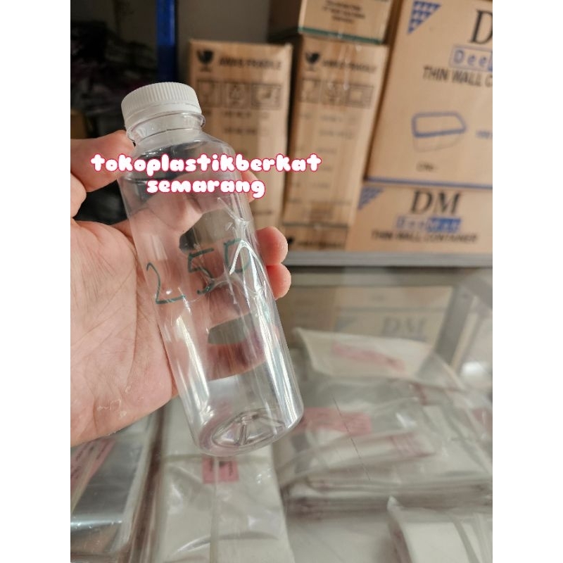 botol almond 250 ml / botol 250 ml
