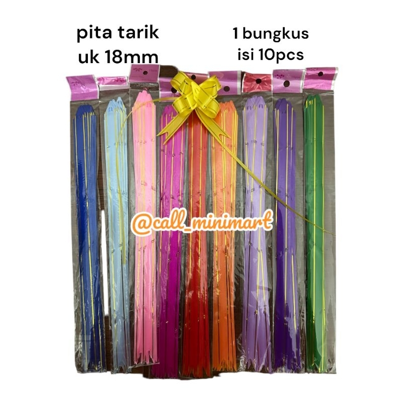 

PITA TARIK 18 MM ISI 10 PCS / PITA TARIK LIS GOLD