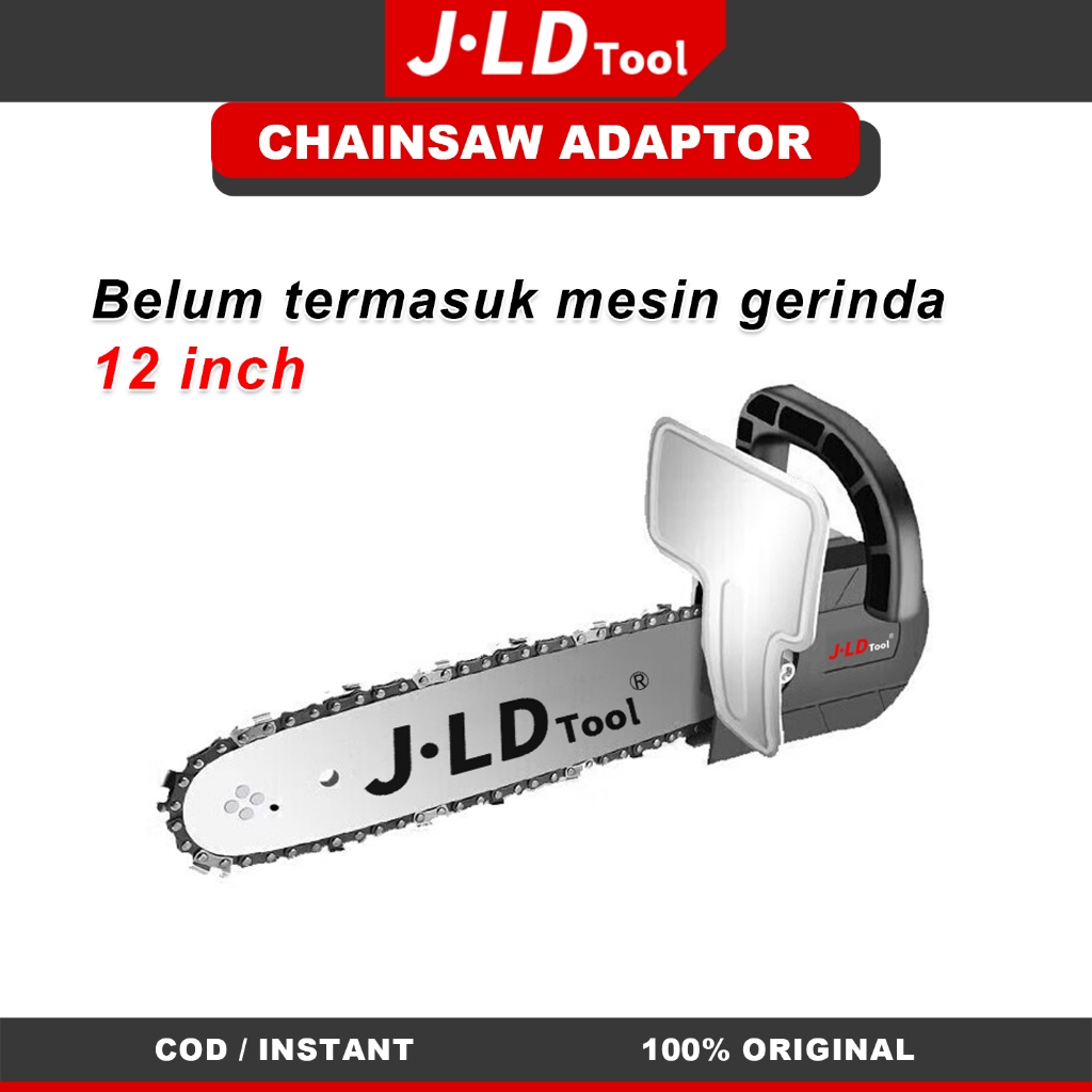 JLD mini chainsaw Gergaji mini gerinda tangan 12inch Adaptor chainsaw konverter adapter gerinda