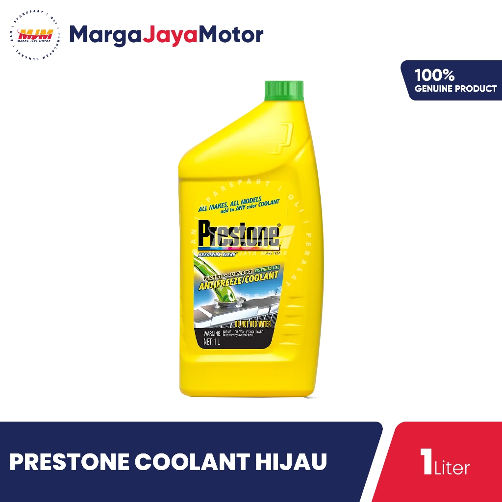 Prestone Radiator Coolant 33% Hijau Merah 1L Air Radiator Prestone