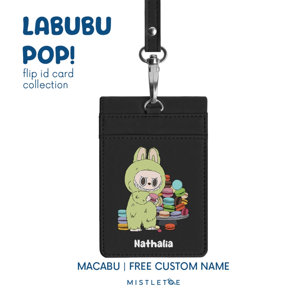 

Labubu Pop! Custom Flip ID Card Holder - Lanyard - Name Tag
