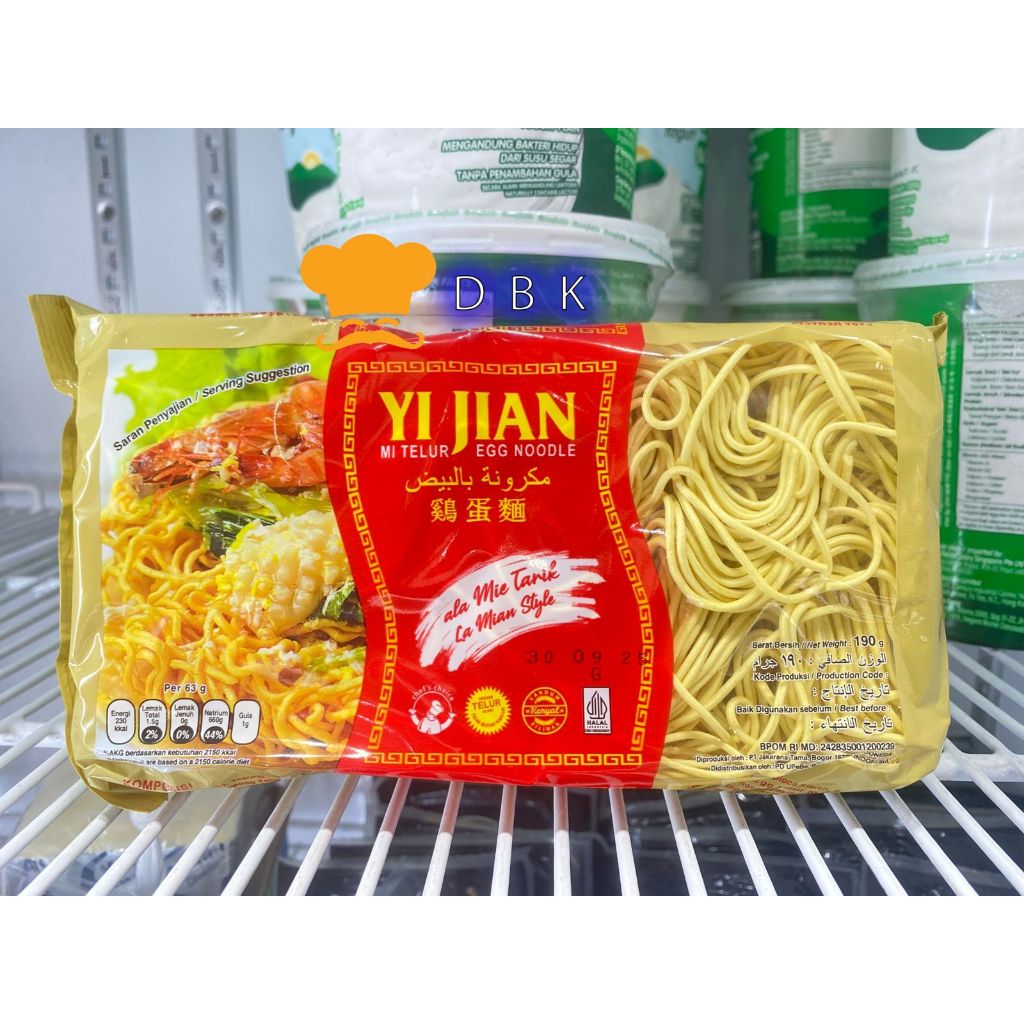 

mie telur yi jian 190gr yujian yijian kecil reguler la mian mi tarik