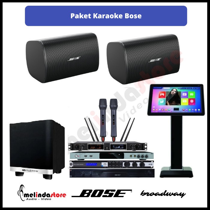 Paket Karaoke Speaker Bose DM8S 8 inch