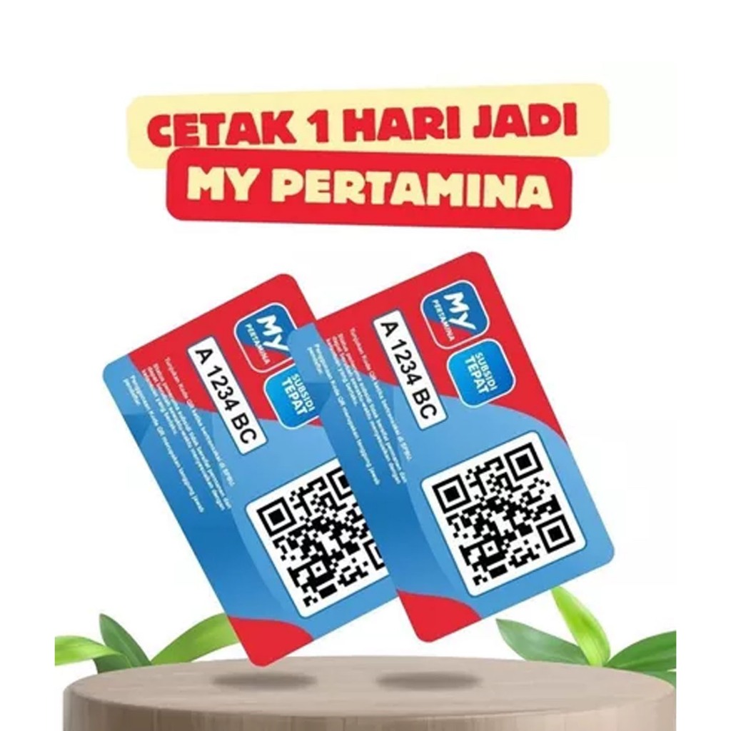 

CETAK BARCODE MY PERTAMINA BAHAN PVC ANTI LUNTUR