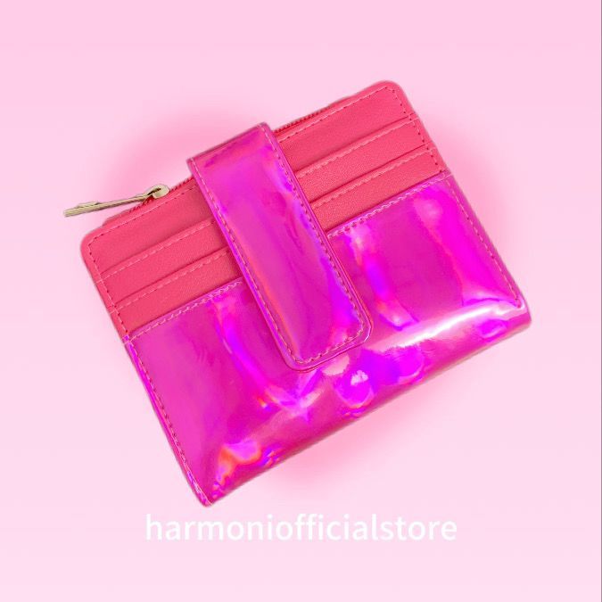 PROMO TERBARU HARMONI DOMPET LIPAT MINI HOLOGRAM/GLITTER FREE STIKER) DOMPET LIPAT HOLOGRAM DOMPET