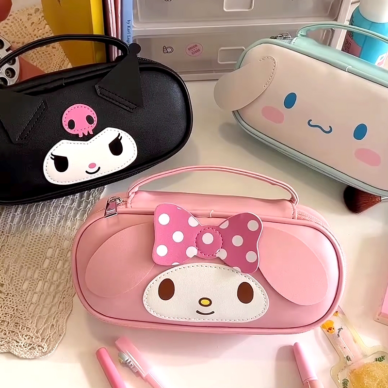 

SP Kotak Pensil Tenteng PU Leather motif Sanrio