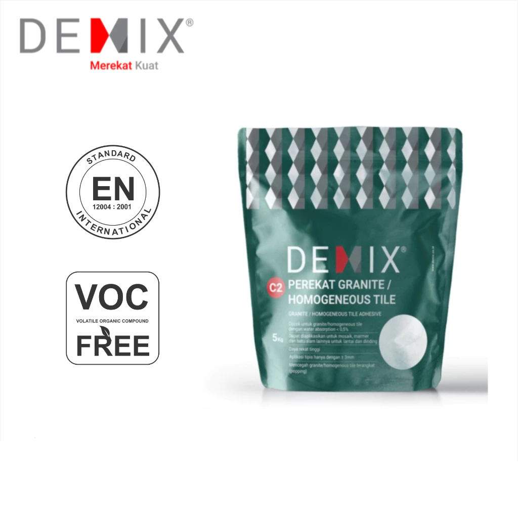 Semen Instan DEMIX C2 Perekat Granite 5kg Mortar Instant Cement granite / homogeneous tile