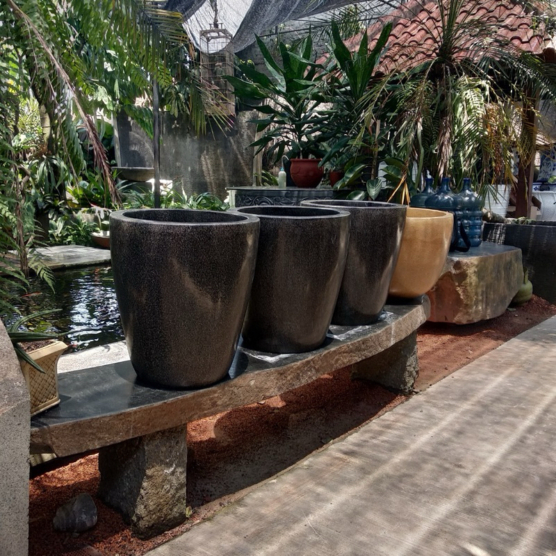 bak mandi teraso bak mandi uin teraso hitam glossy cantik 65 x 40