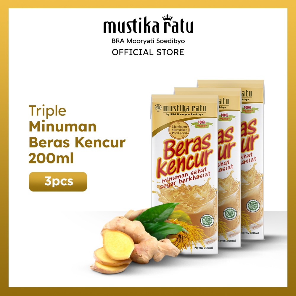 

Mustika Ratu Triple Minuman Beras Kencur 200ml