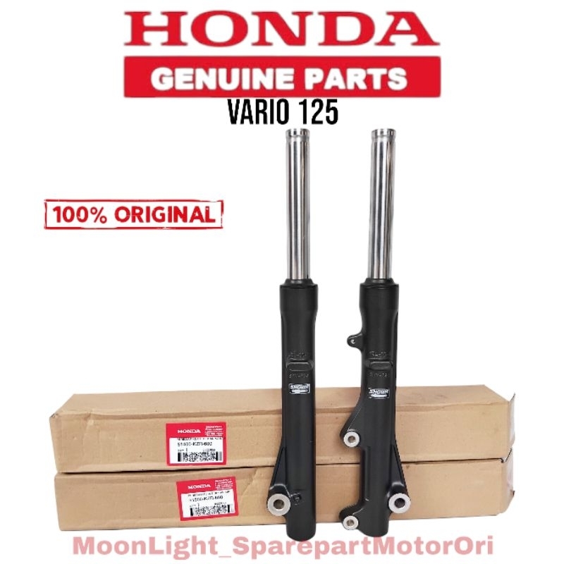 AS SHOCK TABUNG DEPAN VARIO 125 ORIGINAL ASLI HONDA AHM 51400-KZR-600 51500-KZR-600