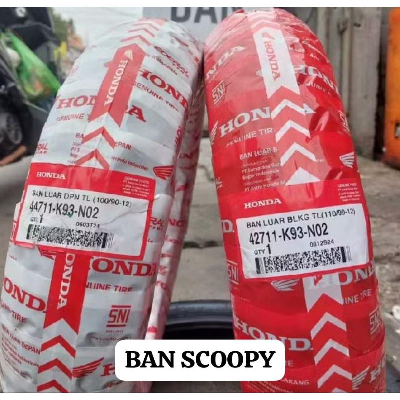 Ban Honda Scoopy Ring 12 tubles Original AHM