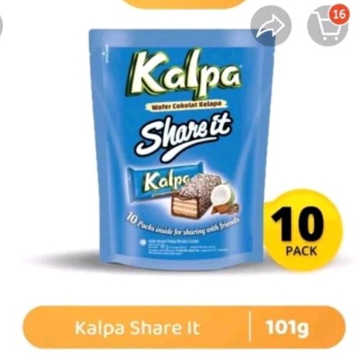 

Termurah kalpa share it 90gr isi 10pcs