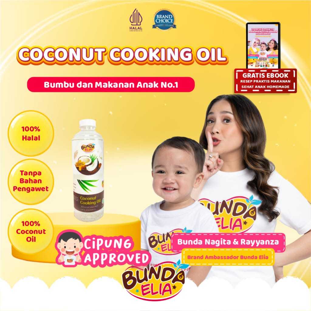 

Bumbu Bunda Coconut Cooking Oil 500ml/Minyak Goreng Kelapa MPASI