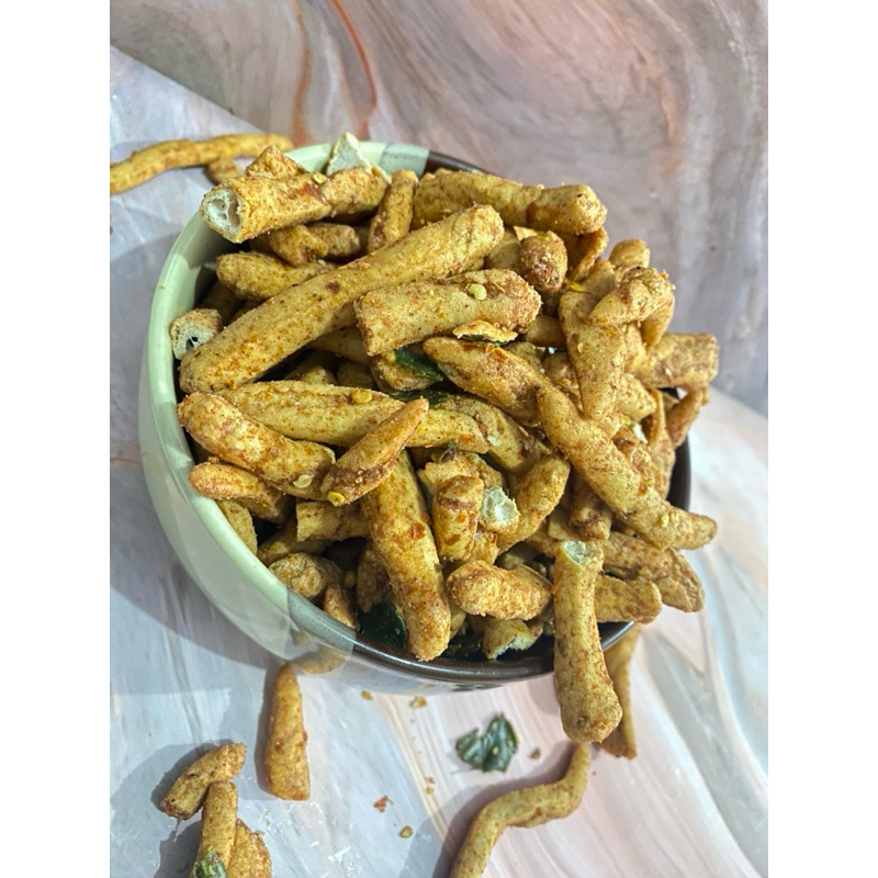 

stik basreng pedas daun jeruk