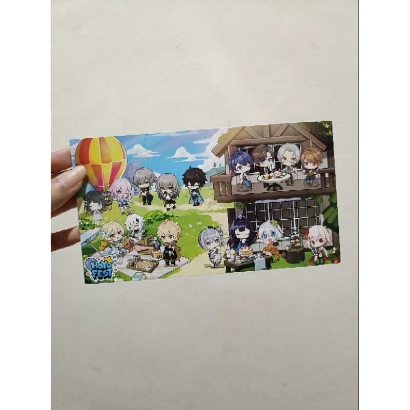 

postcard genshin impact