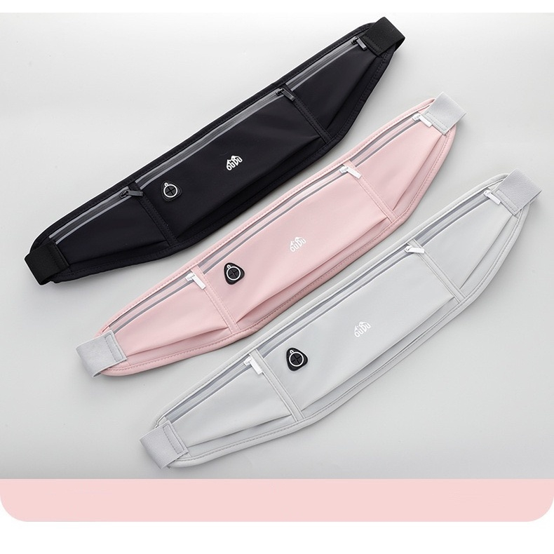 DISKON TAS PINGGANG OLAHRAGA OUTDOOR TAS PONSEL LARI PRIA DAN WANITA TAS SABUK MINI ANTI AIR