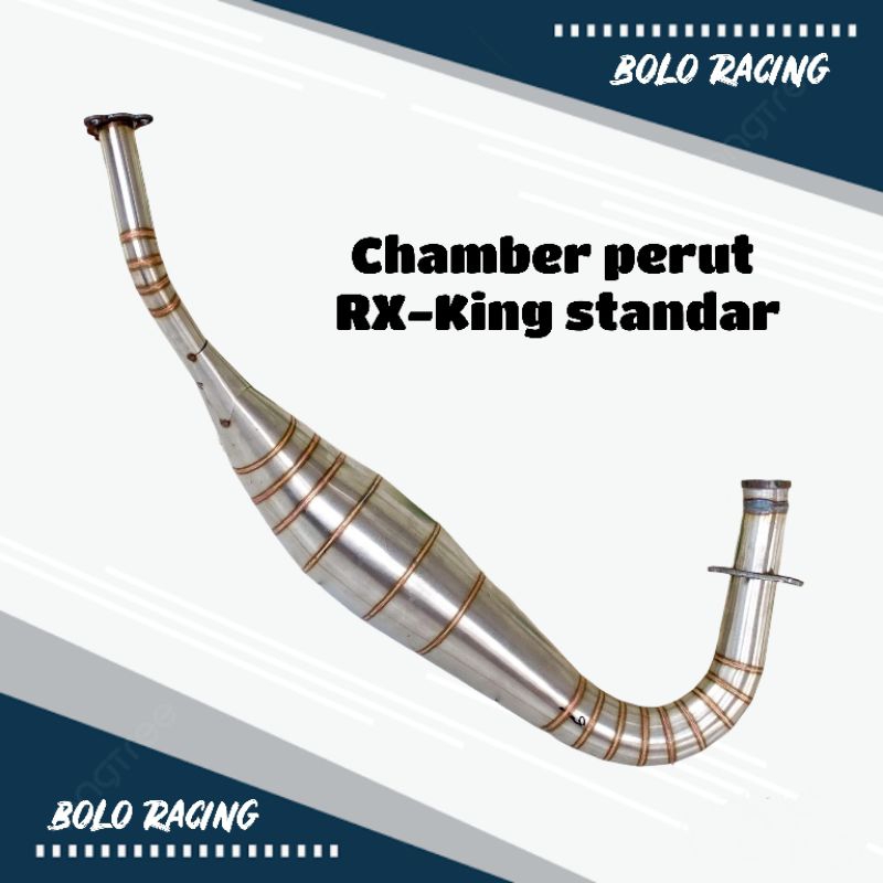 Chamber Perut Knalpot RX King Stainless Type Standar/Cobra