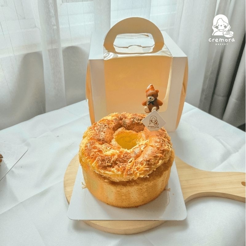 

CHEESE CHIFFON CAKE 14CM | KUE CHIFFON KEJU