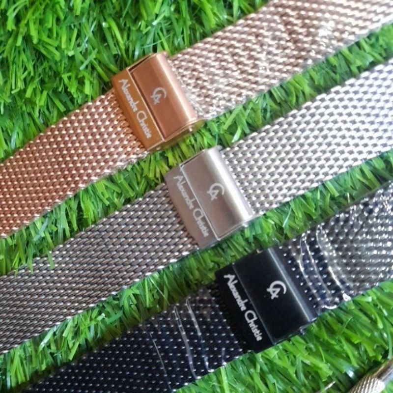 Rantai Jam Tangan Alexandre Christie Strap Rantai Pasir Stainless Stell Jam Tangan Alexandre Christi