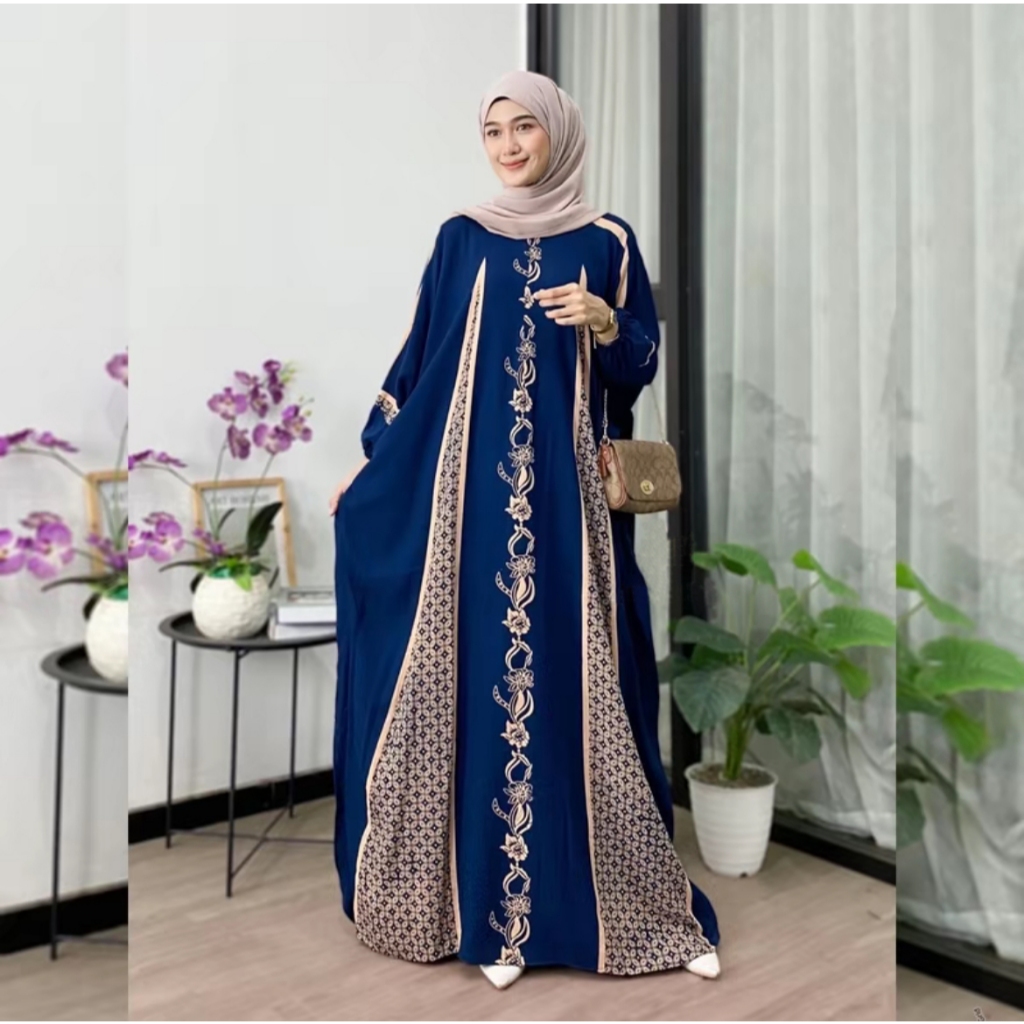 Kaftan Rayon Premium Gamis Kaftan Abaya LD 170cm