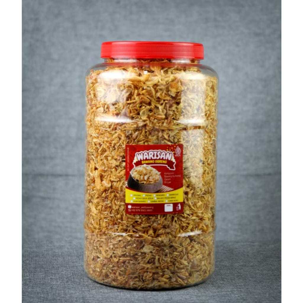 

Bawang Goreng Asli Tanpa Campuran Kemasan 1kg