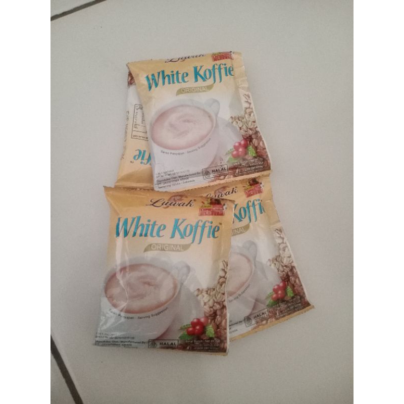 

Luwak whitekoffie Original rtg - isi 10 sachet