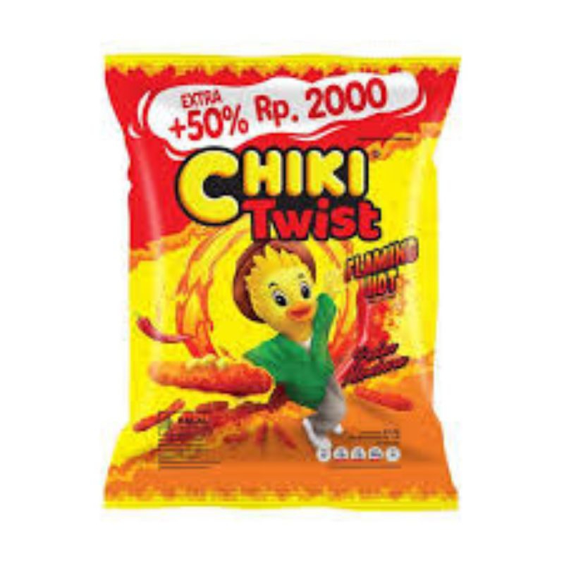 

Chiki Twist 2000 Rasa Jagung Bakar & Flaming Hot