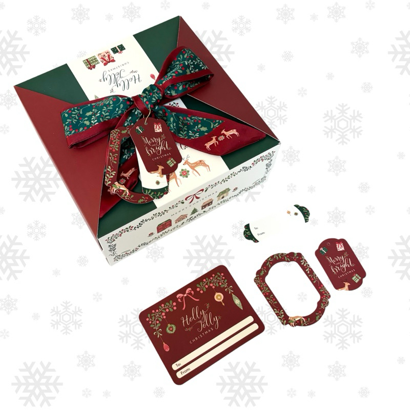 

RB 5 Set Box Jinjing 22x22x7 Cm 20x20x8 Cm Twilly Natal Glory