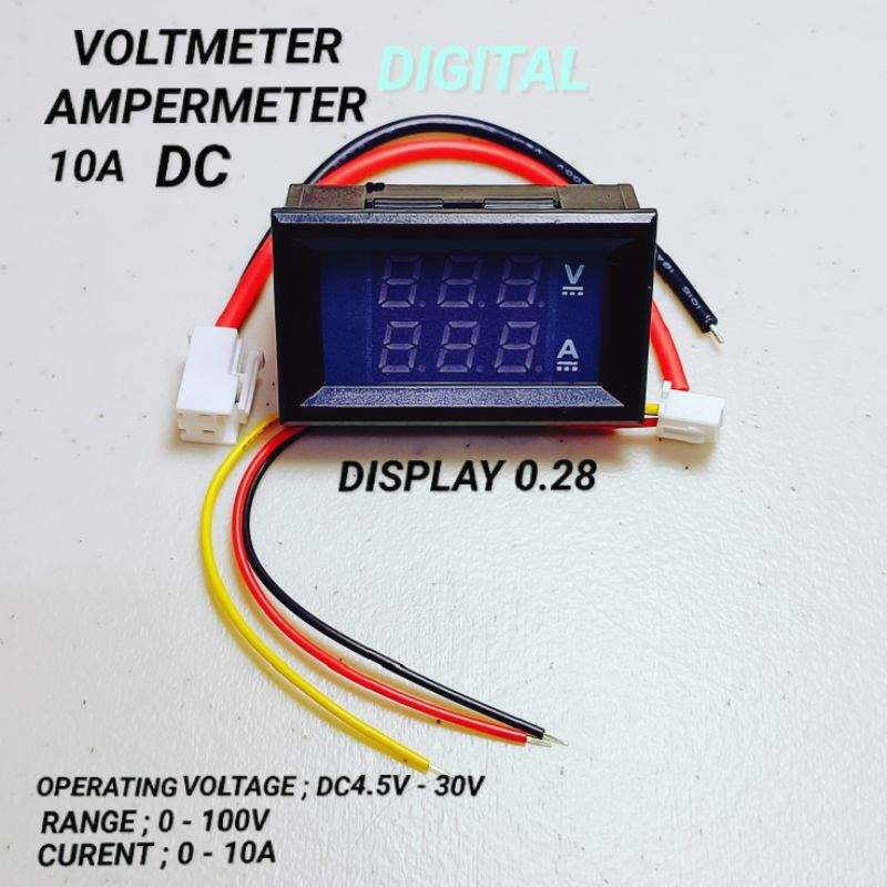 Volt Ampere Meter Digital dc