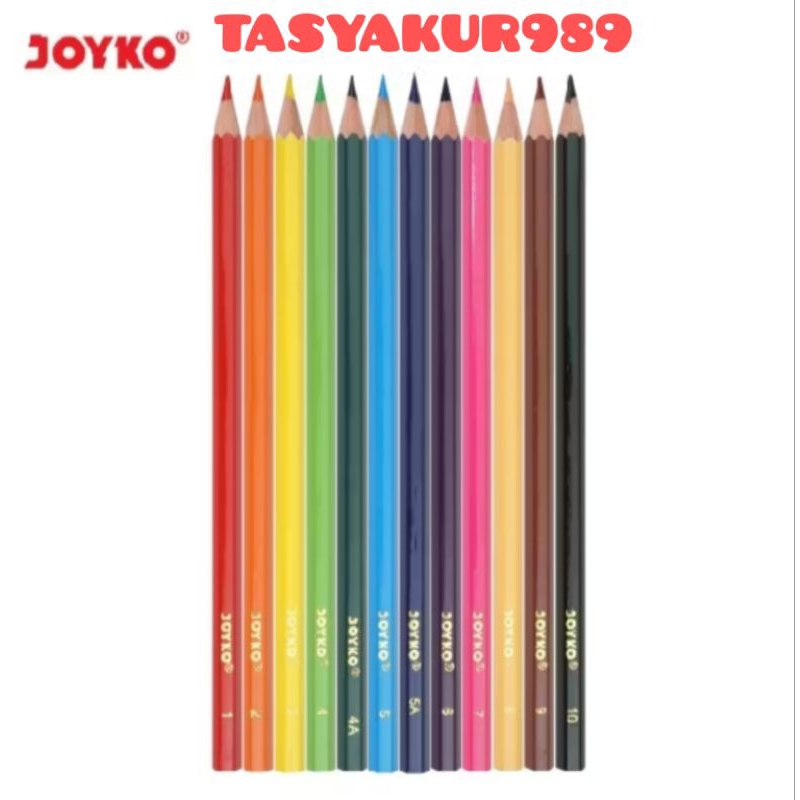 

PENSIL WARNA JOYKO isi 12 pcs